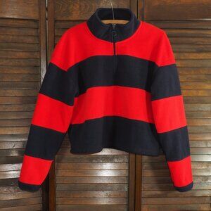 Garage Cropped fleece woman L, Womans fleece Quarter Zip pullover L